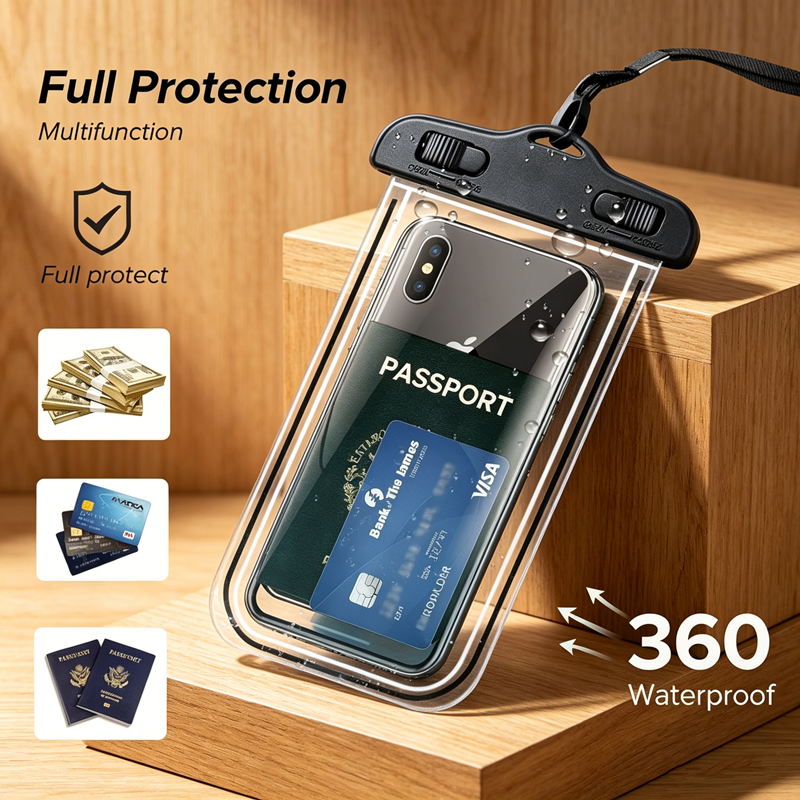 Fishing Boat Cover - Waterproof Phone Case Swimming Water Proof