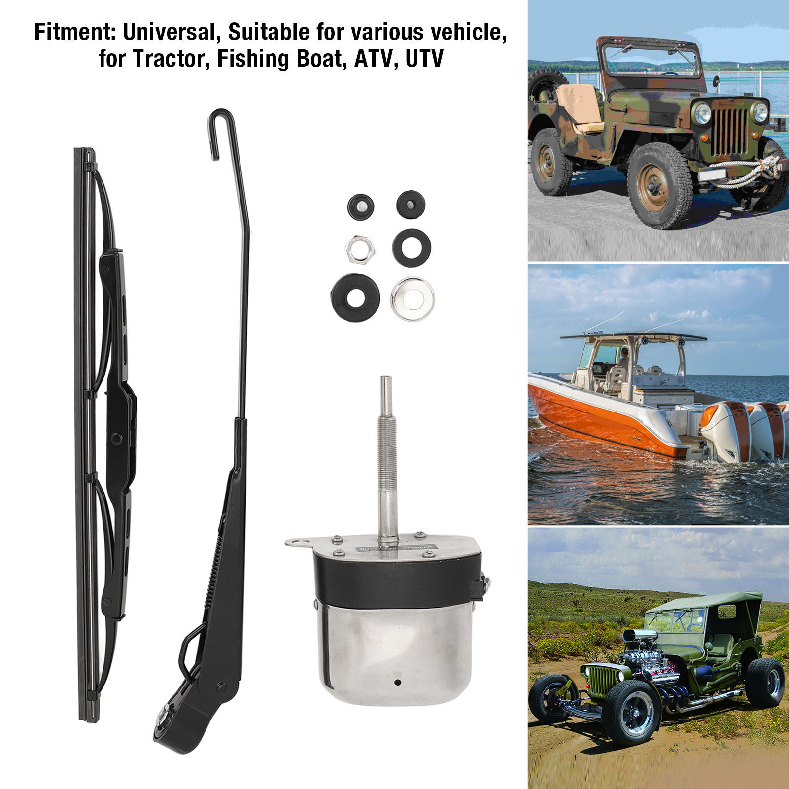 Electric Motor Windshield Wipe - đánh giá và giá Fishing Boat Trolling Motor