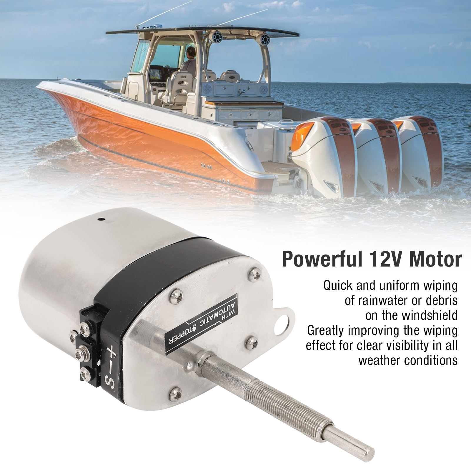 Electric Motor Windshield Wipe - đánh giá và giá Fishing Boat Trolling Motor