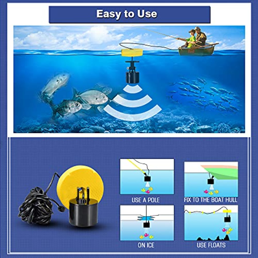 Kayak Portable Fish Depth Find - đánh giá và giá Fishing Boat Depth Finder