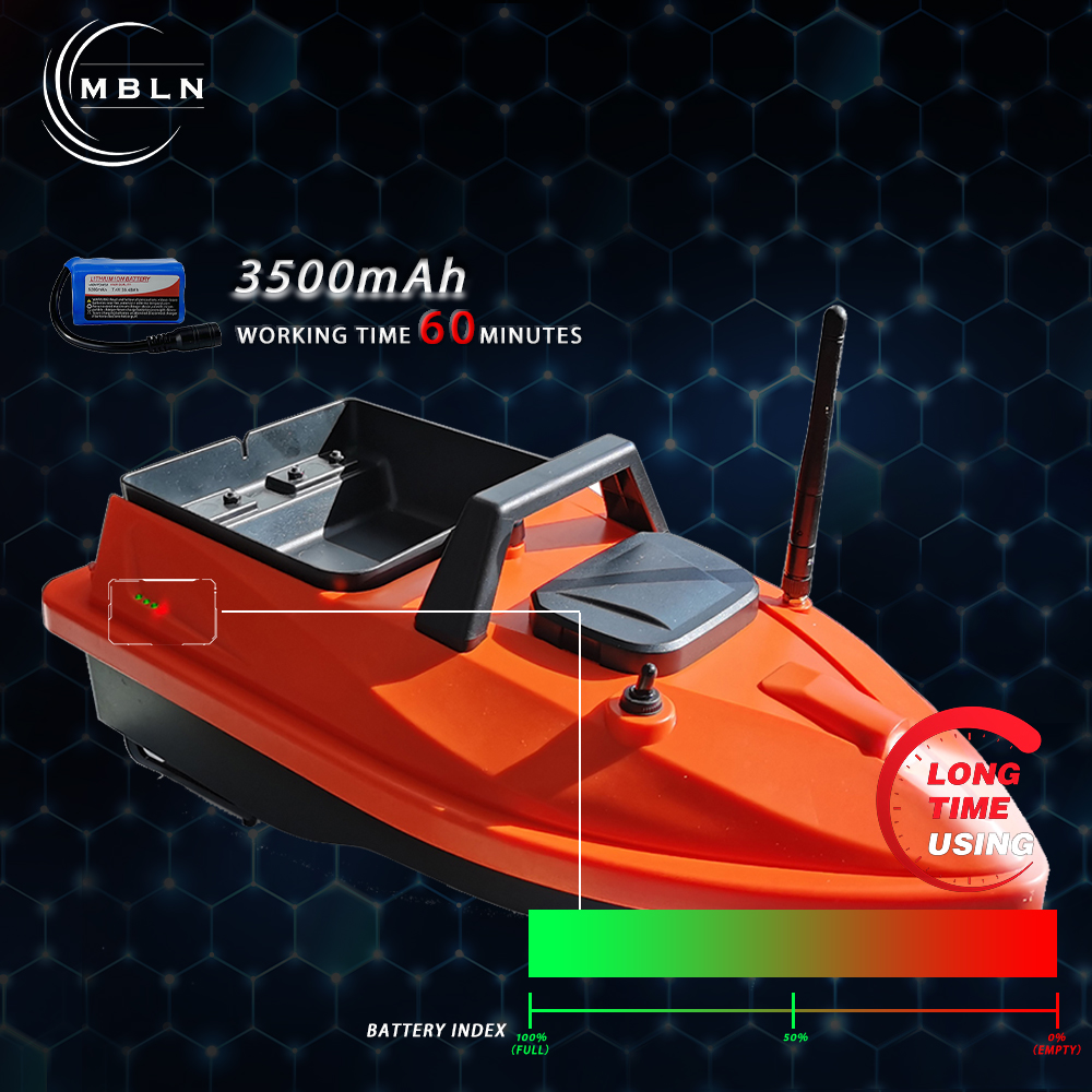 MBLN Mini GPS Bait Boat – 24 W - đánh giá và giá Fishing Boat Gps