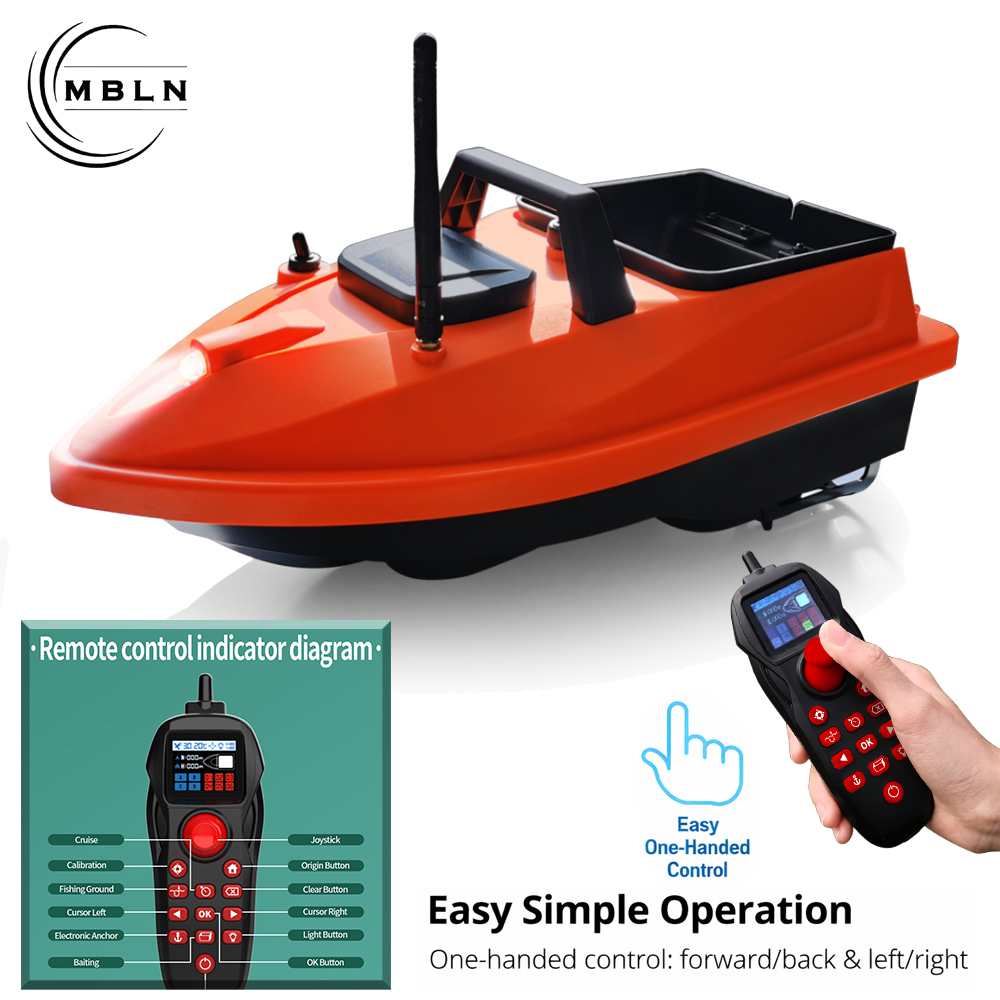 MBLN Mini GPS Bait Boat – 24 W - đánh giá và giá Fishing Boat Gps