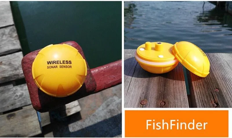 Portable Wireless blue and too - đánh giá và giá Fishing Boat Depth Finder