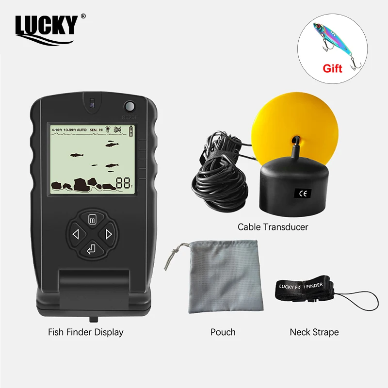 LUCKY FF717 Portable Fish Find - đánh giá và giá Fishing Boat Depth Finder