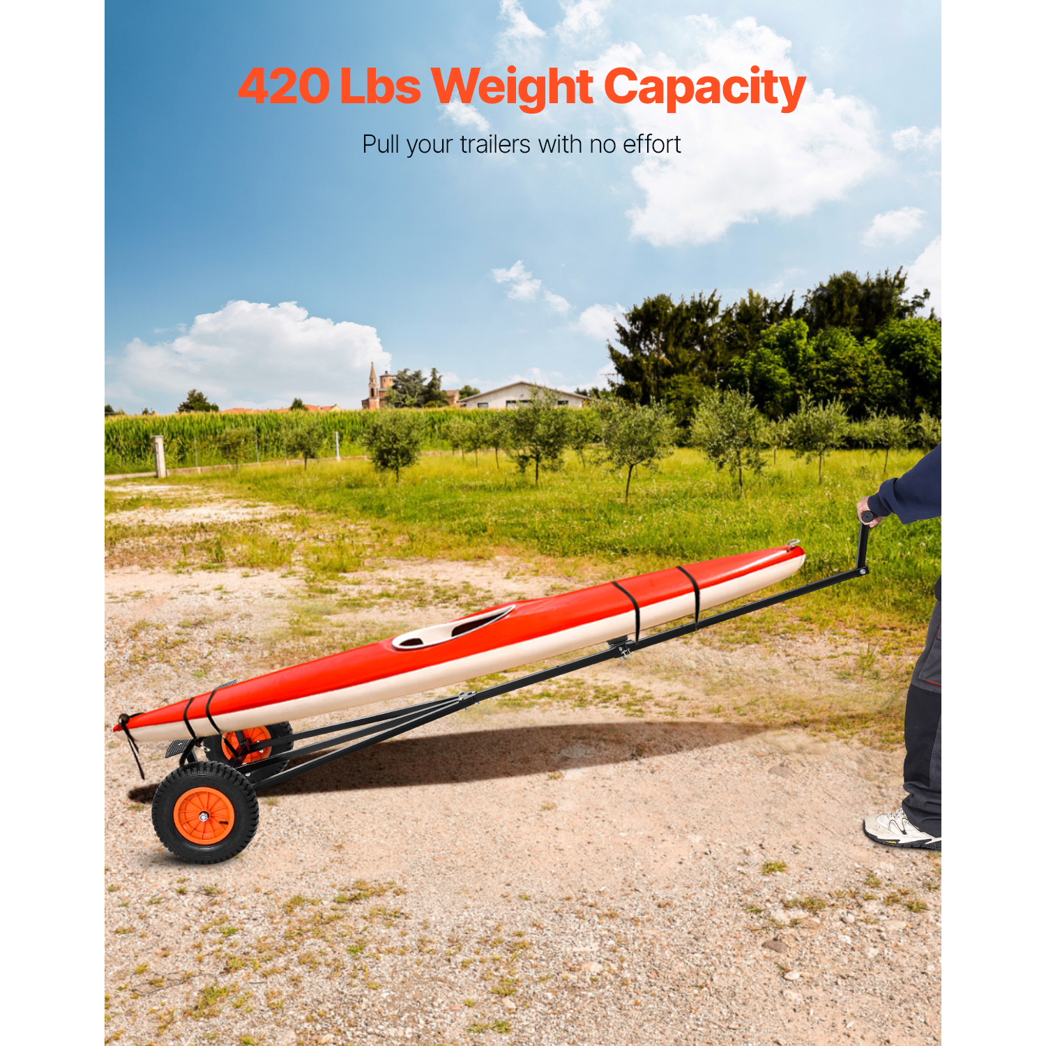 SucceBuy 420lbs Boat Trailer D - đánh giá và giá Fishing Boat Trailer