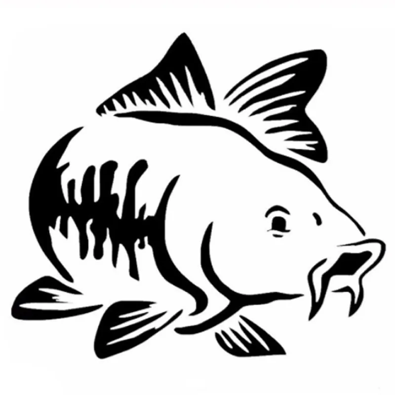 Car Sticker Cartoon Carp Fishi - đánh giá và giá Fishing Boat Oar