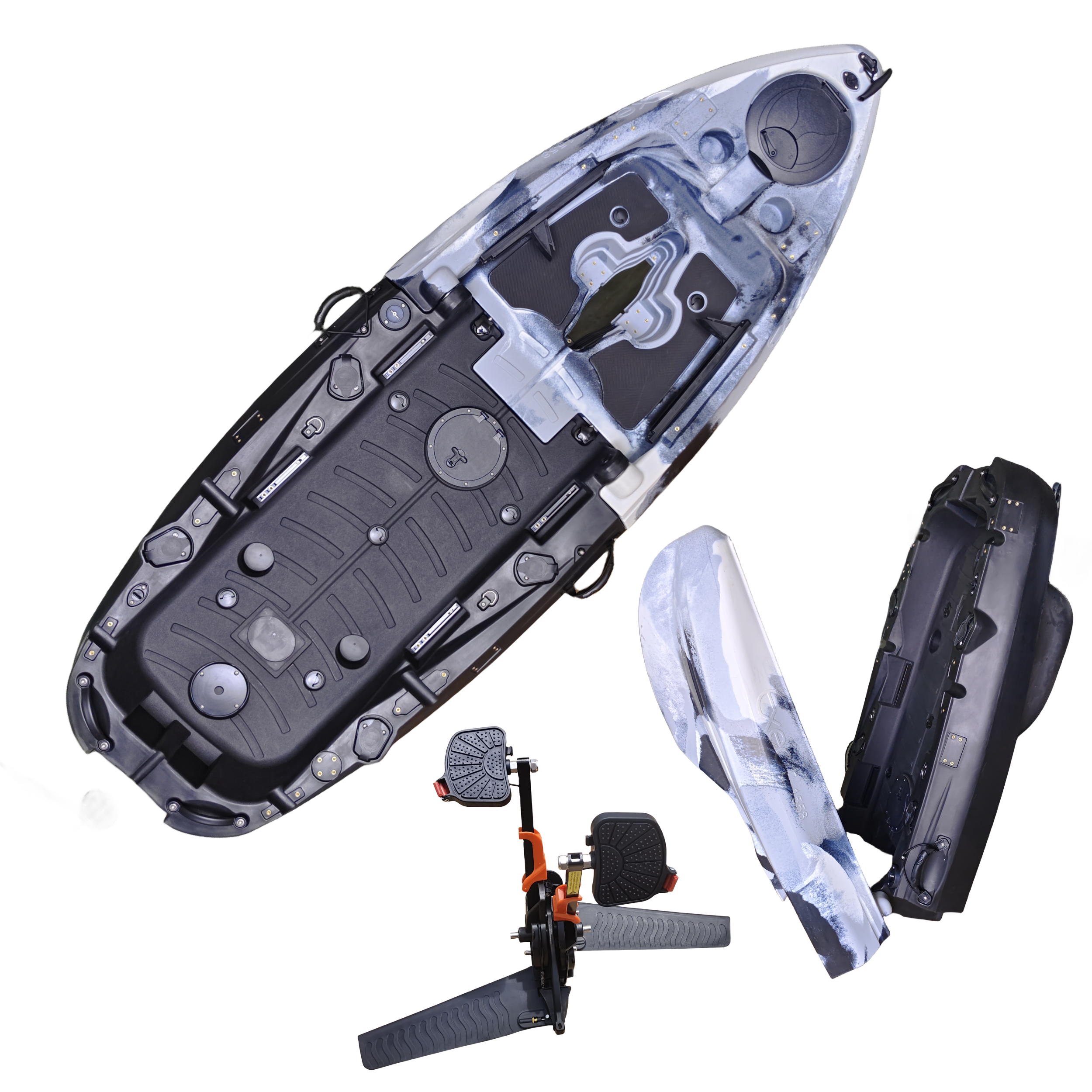 Plastic Kayak Pedal Kayak Fish - đánh giá và giá Fishing Boat Seat