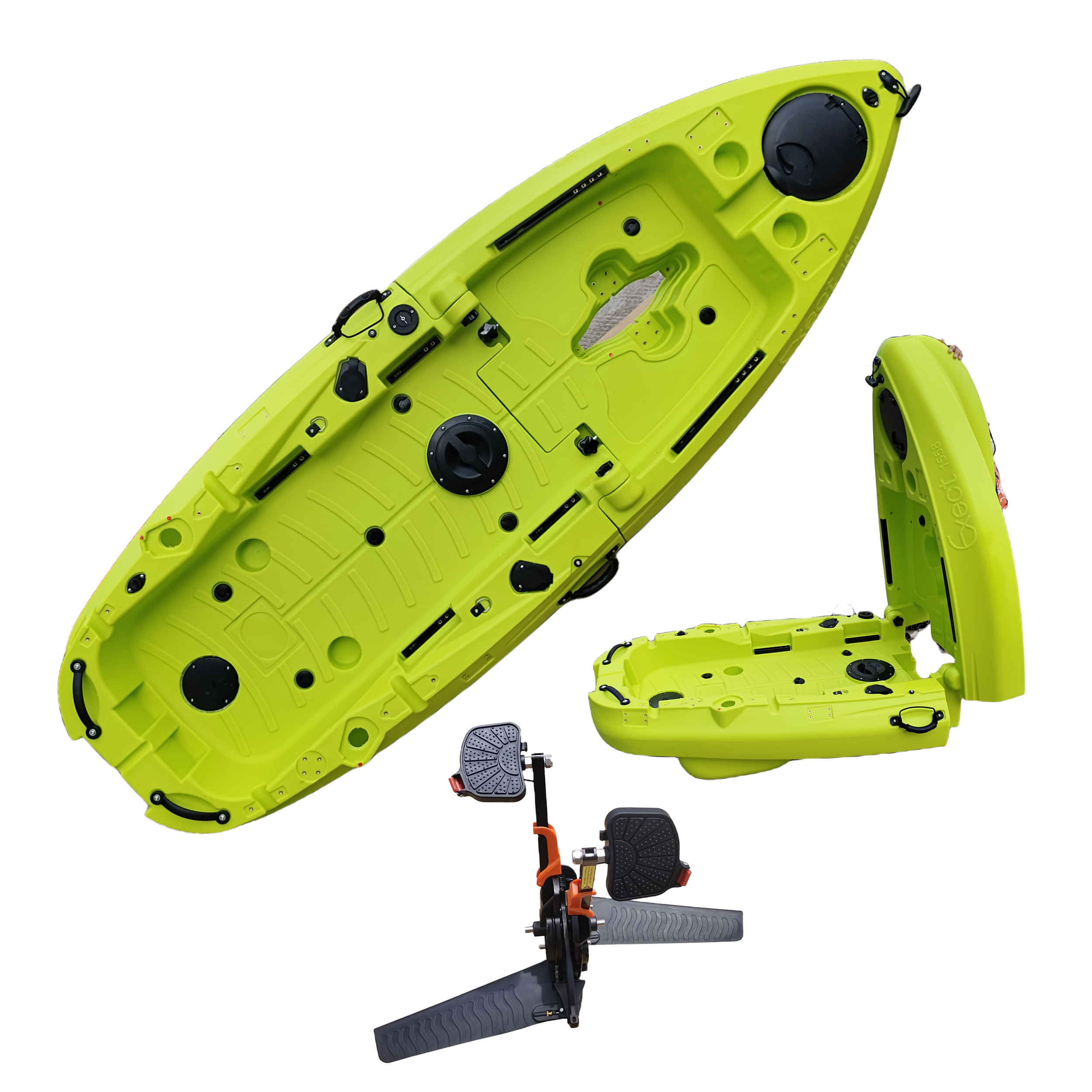 Plastic Kayak Pedal Kayak Fish - đánh giá và giá Fishing Boat Seat