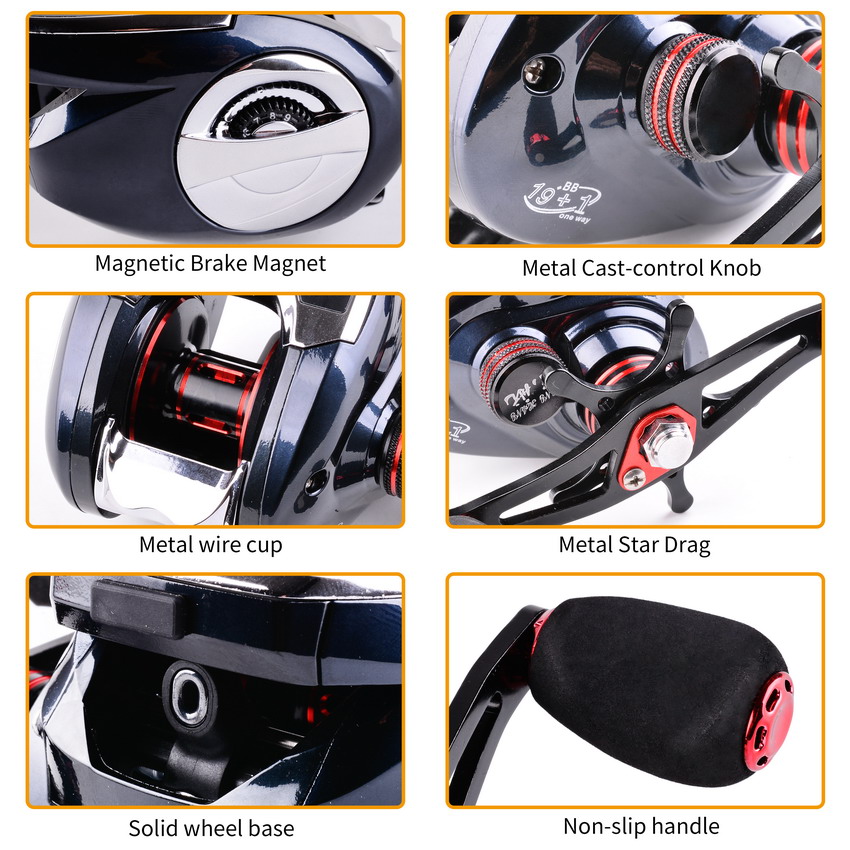 8.0:1 19+1BB Fishing Reel Left - đánh giá và giá Fishing Boat Steering Wheel