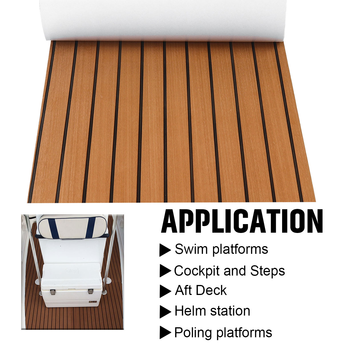 2400X600x6mm Self-Adhesive EVA - đánh giá và giá Fishing Boat Paddle
