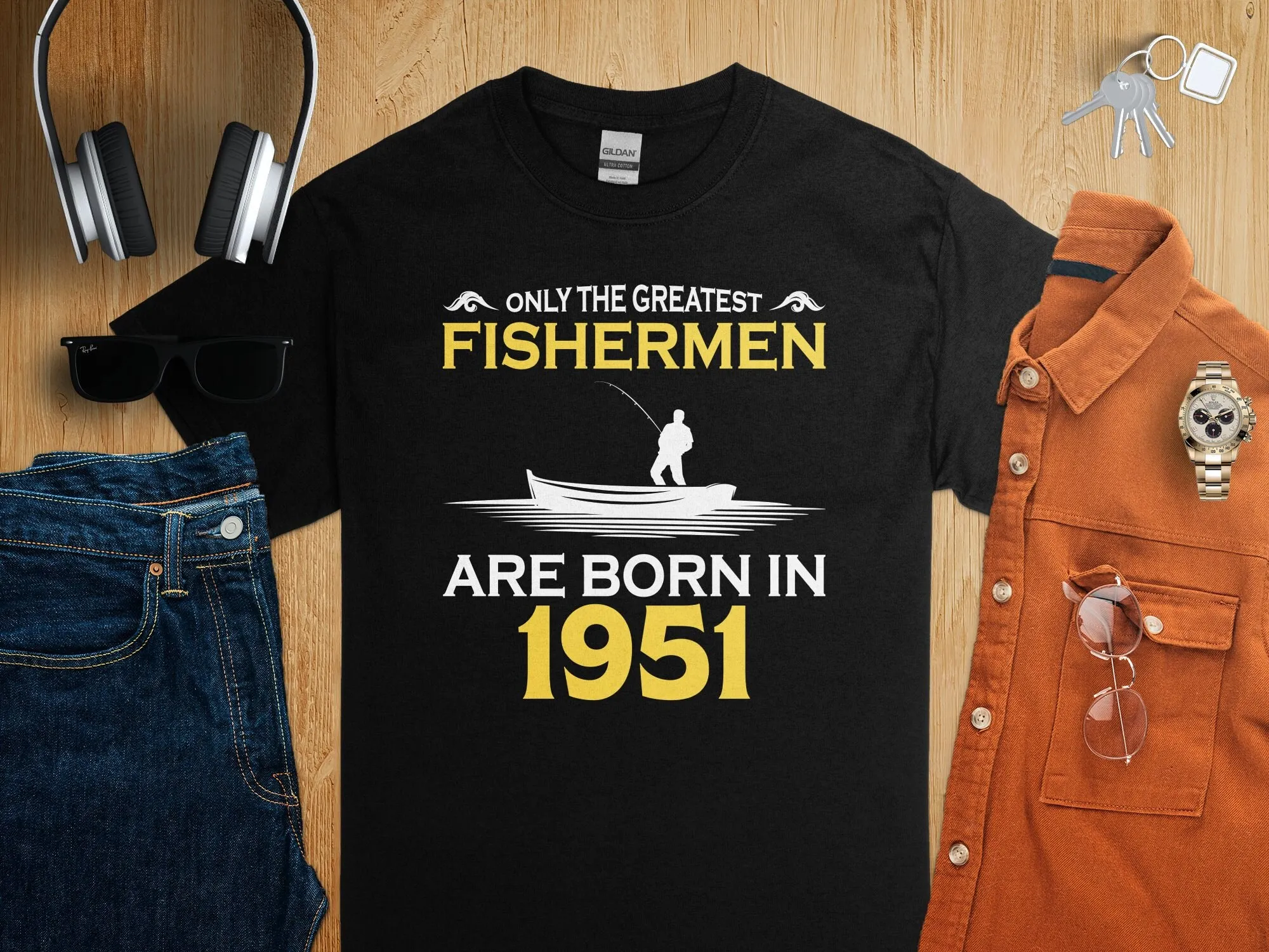 Vintage 1951 Birthday T Shirt  - đánh giá và giá Fishing Boat Trailer