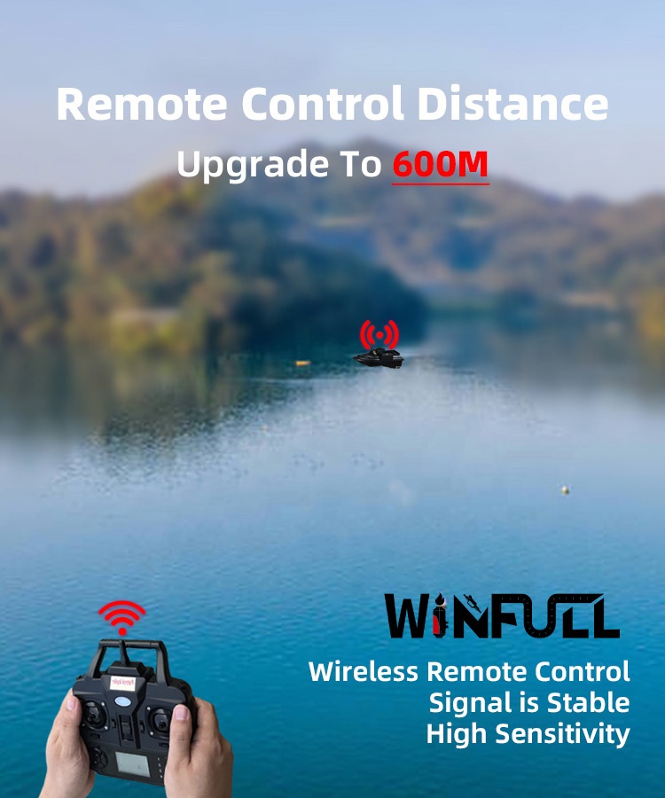 WINFULL Wireless Remote Contro - đánh giá và giá Fishing Boat Gps