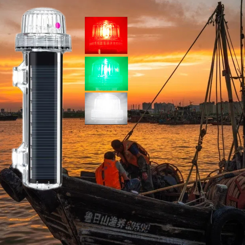 [No flash] Solar boat signal l - đánh giá và giá Fishing Boat Navigation Light