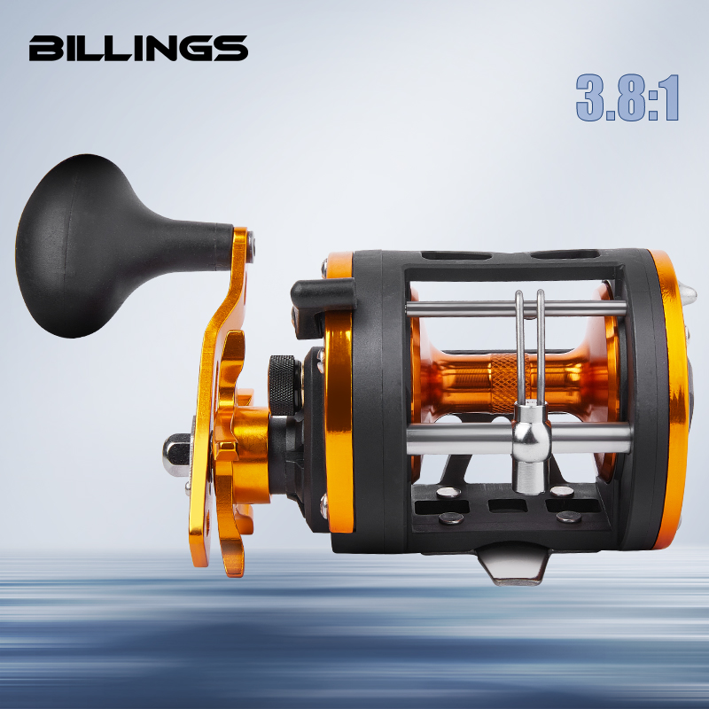 BILLINGS Trolling Drum Reel 33 - đánh giá và giá Fishing Boat Steering Wheel