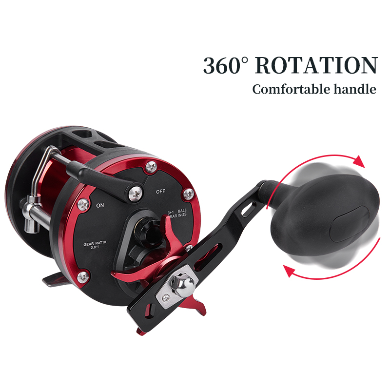 BILLINGS Trolling Drum Reel 33 - đánh giá và giá Fishing Boat Steering Wheel