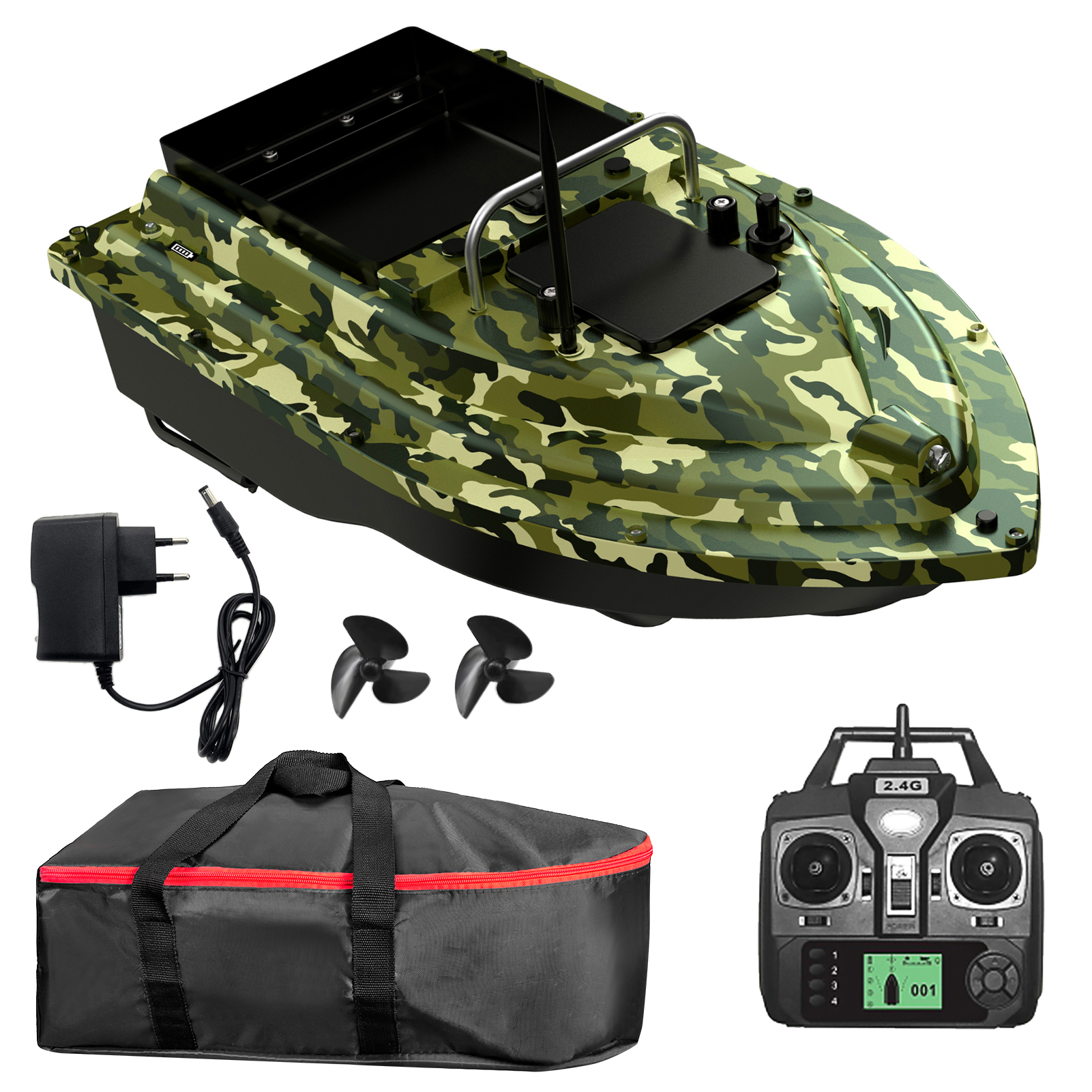 D16E GPS Fishing Bait Boat wit - đánh giá và giá Fishing Boat Gps