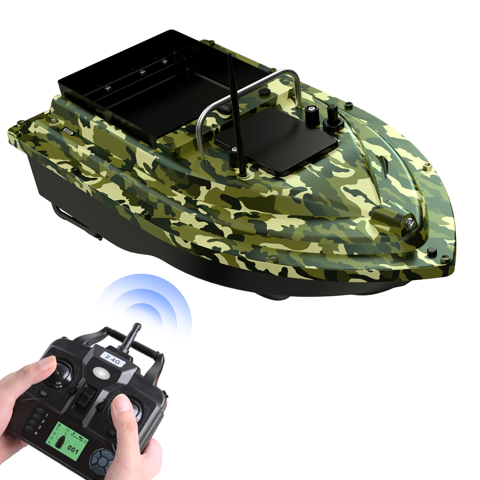 D16E GPS Fishing Bait Boat wit - đánh giá và giá Fishing Boat Gps