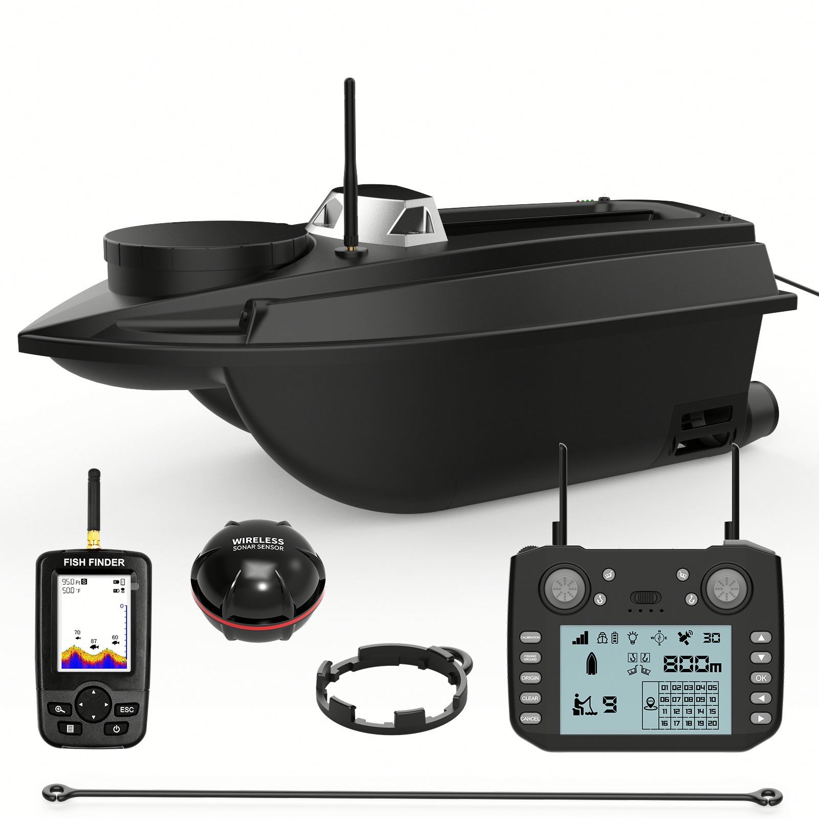 2024 Flytec New V030 RC Fishin - đánh giá và giá Fishing Boat Gps