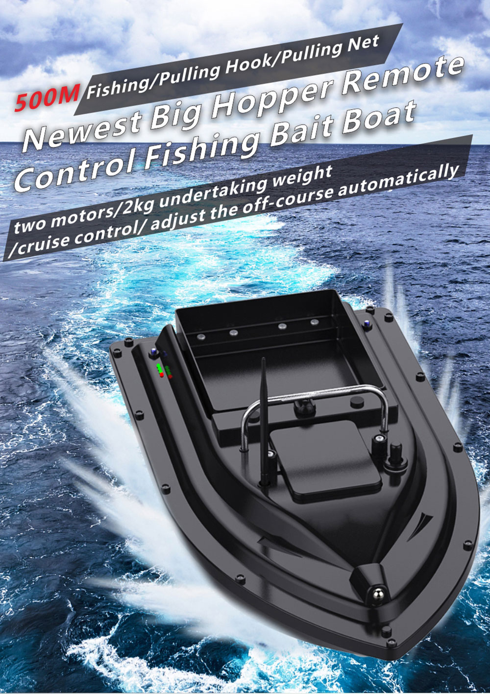 Bait Boat With GPS Positioning - đánh giá và giá Fishing Boat Gps