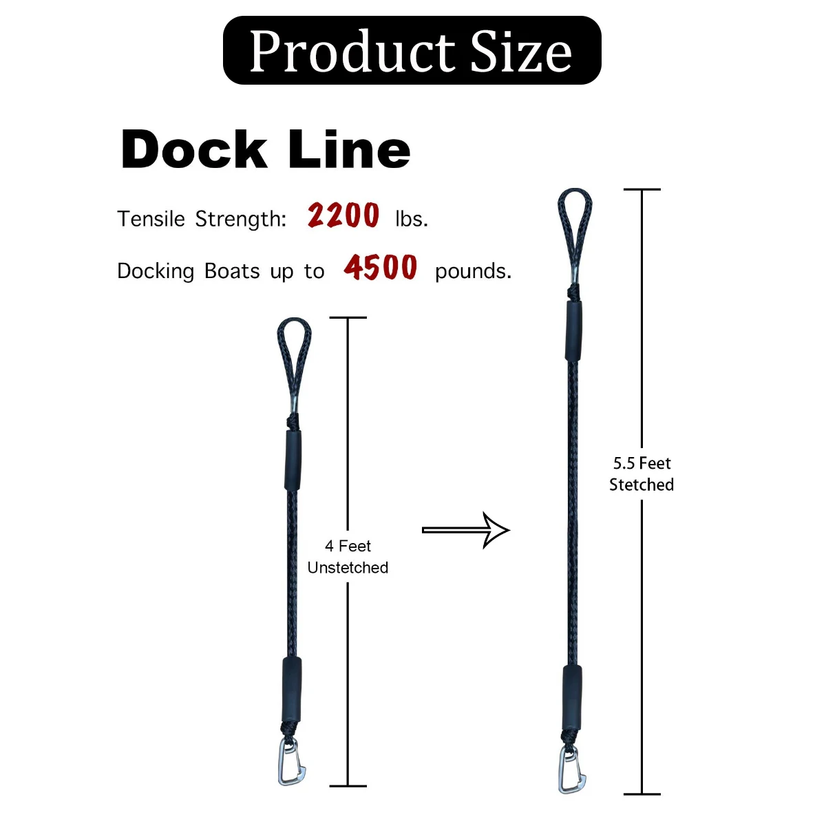 2/1PCS Elastic Bungee Mooring  - đánh giá và giá Fishing Boat Anchor