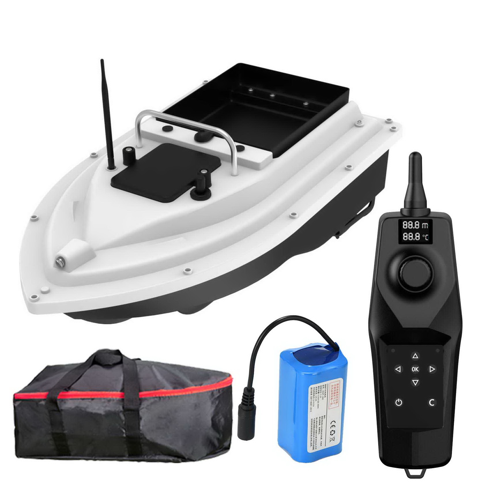 D36 RC Fishing Bait Boat with  - đánh giá và giá Fishing Boat Trailer