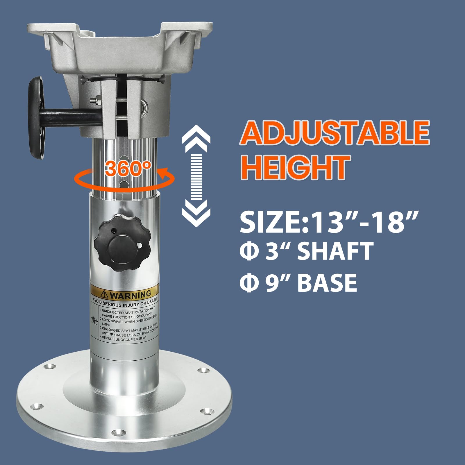 Adjustable Aluminum Boat Seat  - đánh giá và giá Fishing Boat Seat